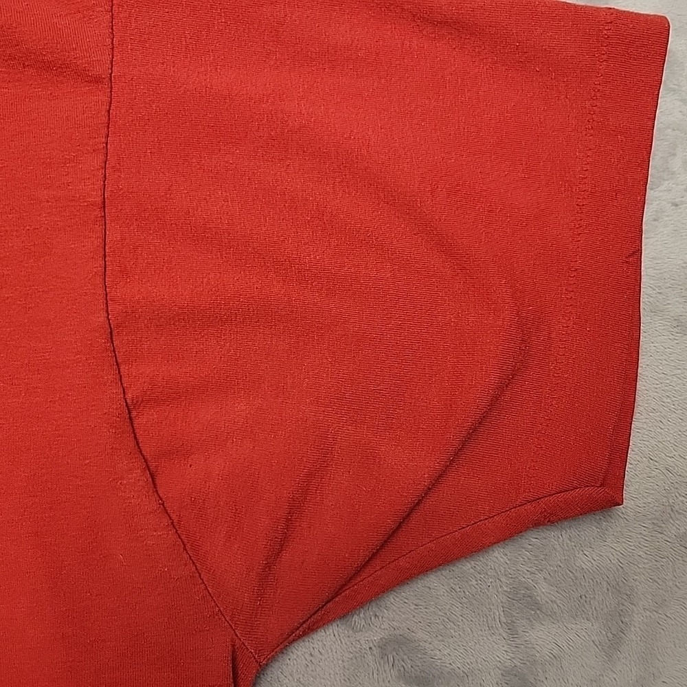 VTG Montana Nature Shirt Mens XL Red Single Stitch Black Bears 80s Made In USA - Picture 4 of 10